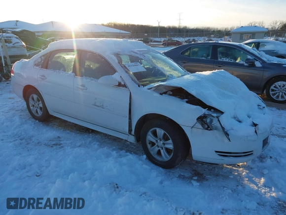 2014 Chevrolet Impala LS with VIN 2G1WA5E39E1171292, listed as a IAAI auction lot 41126083 with Not provided miles and . Bid and sale history available at DreamBid. Image 1.