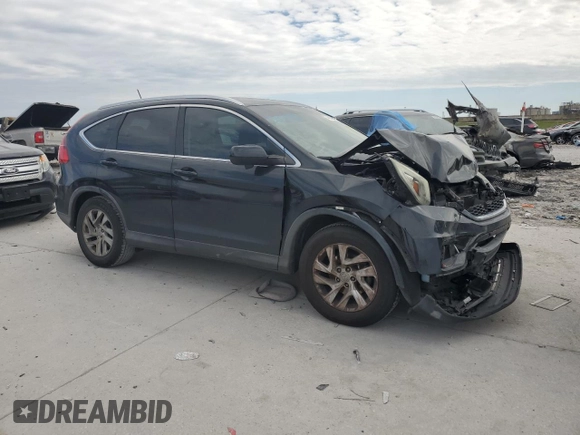 2015 Honda CR-V EX-L with VIN 2HKRM3H79FH531580, listed as a Copart auction lot 46922845 with 0 mi miles and Salvage Title. Bid and sale history available at carsss.com. Image 4.