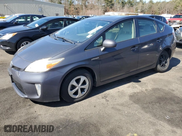 2013 Toyota Prius One with VIN JTDKN3DU8D5662863, listed as a Copart auction lot 48520015 with 87,596 mi miles and Clean Title. Bid and sale history available at DreamBid. Image 1.