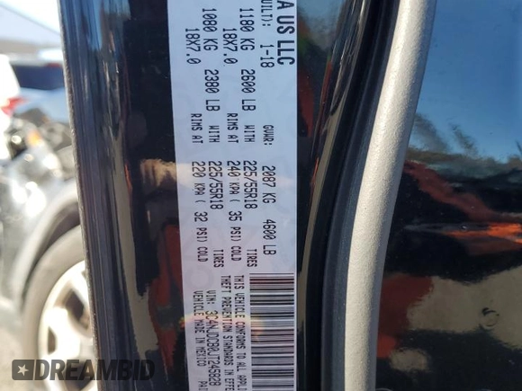 2018 Jeep Compass Limited with VIN 3C4NJDCB0JT245828, listed as a Copart auction lot 43236845 with 66,330 mi miles and Salvage Title. Bid and sale history available at DreamBid. Image 13.