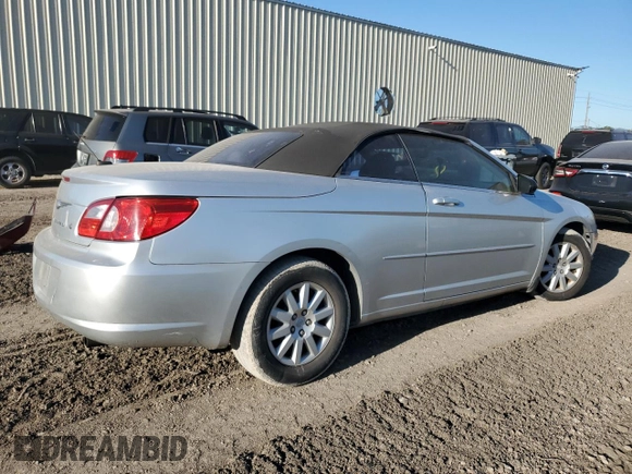 2008 Chrysler Sebring LX with VIN 1C3LC45K58N224356, listed as a Copart auction lot 80444174 with 165,844 mi miles and Salvage Title. Bid and sale history available at carsss.com. Image 3.