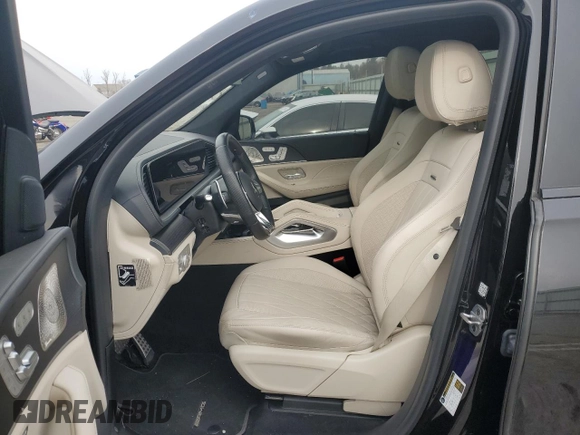 2021 Mercedes-Benz GLS with VIN 4JGFF8KE3MA463875, listed as a Copart auction lot 81672014 with 14,798 mi miles and Salvage Title. Bid and sale history available at carsss.com. Image 7.