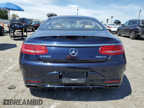 2017 Mercedes-Benz S 550 with VIN WDDXJ8FB3HA027255, listed as a Copart auction lot 51204354 with Not provided miles and Salvage title. Bid and sale history available at DreamBid. Image 6.