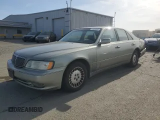 2001 Infiniti Q45 Touring with VIN JNKBY31A01M101364, listed as a Copart auction lot 54859845 with 213,588 mi miles and Salvage Title. Bid and sale history available at DreamBid. Image 1.