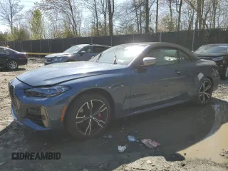 2022 BMW 4 Series M440i z VIN WBA53AT07NCK82803, wystawiony jako Copart lot #51967335 z przebiegiem 10 329 mil mil oraz Szkoda całkowita • Salvage title. Historia ofert i sprzedaży dostępna na DreamBid. Obrazek 1.