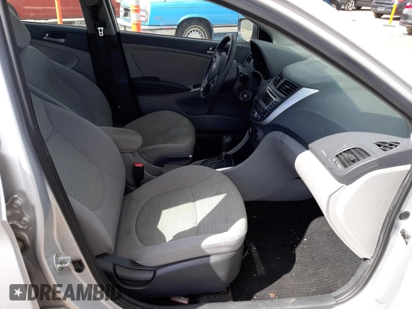 2017 Hyundai Accent SE with VIN KMHCT4AEXHU283030, listed as a Copart auction lot 61574902 with 0 mi miles. Bid and sale history available at carsss.com. Image 5.