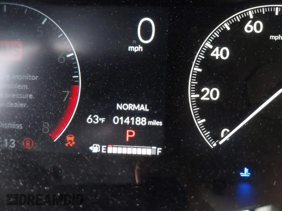 2024 Honda HR-V LX with VIN 3CZRZ1H36RM729092, listed as a IAAI auction lot 42058159 with 14,188 mi miles. Bid and sale history available at carsss.com. Image 15.