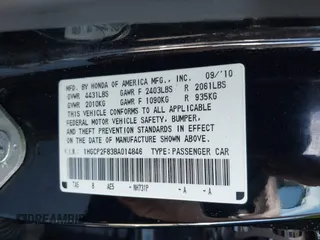 2011 Honda Accord EX-L z VIN 1HGCP2F83BA014846, wystawiony jako IAAI lot #42205041 z przebiegiem 135 105 mil mil oraz . Historia ofert i sprzedaży dostępna na DreamBid. Obrazek 9.