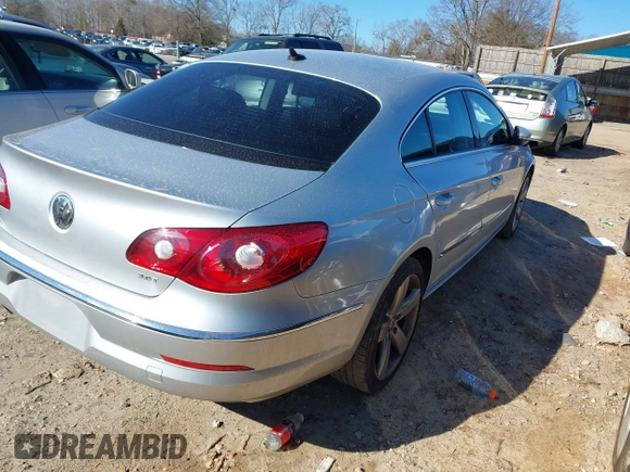 2011 Volkswagen CC Lux Plus with VIN WVWHN7AN6BE718214, listed as a IAAI auction lot 41381579 with 122,545 mi miles. Bid and sale history available at carsss.com. Image 4.