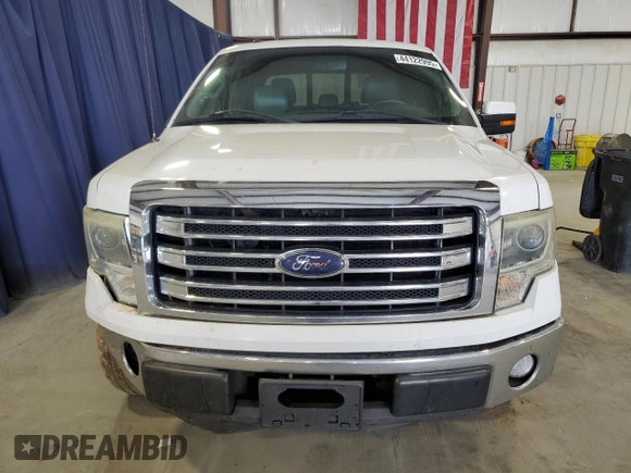 2013 Ford F-150 XL with VIN 1FTFW1CT0DKF02585, listed as a Copart auction lot 44122995 with 210,794 mi miles and Salvage Title. Bid and sale history available at carsss.com. Image 5.