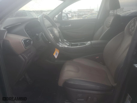 2022 Hyundai Santa Fe Hybrid Limited with VIN KM8S5DA1XNU036623, listed as a Copart auction lot 77620924 with 28,694 mi miles and Salvage Title. Bid and sale history available at carsss.com. Image 7.