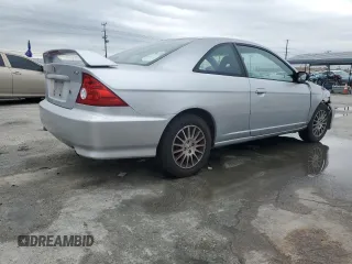 2005 Honda Civic Cpe LX with VIN 1HGEM22555L067702, listed as a Copart auction lot 48069335 with 152,838 mi miles and Salvage Title. Bid and sale history available at carsss.com. Image 3.