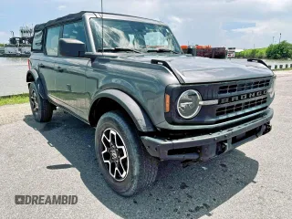 2022 Ford Bronco with VIN 1FMDE5BH9NLA86185, listed as a Copart auction lot 64086275 with 51,231 mi miles and Salvage title. Bid and sale history available at DreamBid. Image 1.