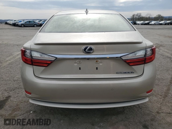 2017 Lexus ES 300h with VIN JTHBW1GG7H2146538, listed as a Copart auction lot 53731235 with 55,615 mi miles and Salvage Title. Bid and sale history available at DreamBid. Image 6.