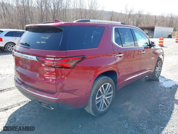 2023 Chevrolet Traverse High Country with VIN 1GNEVNKW9PJ339423, listed as a IAAI auction lot 41717737 with 19,716 mi miles. Bid and sale history available at carsss.com. Image 4.