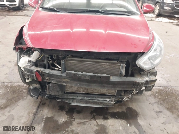 2017 Hyundai Accent SE with VIN KMHCT4AE7HU282529, listed as a IAAI auction lot 41528574 with 87,057 mi miles. Bid and sale history available at carsss.com. Image 6.
