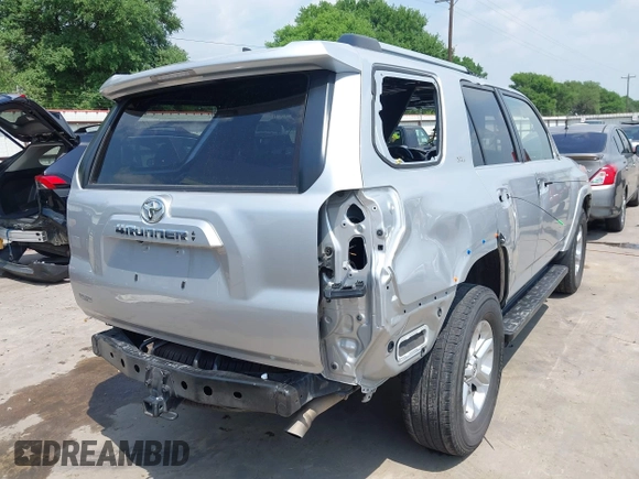 2021 Toyota 4Runner SR5 with VIN JTEMU5JR1M5929960, listed as a IAAI auction lot 41912094 with 90,249 mi miles and . Bid and sale history available at DreamBid. Image 4.