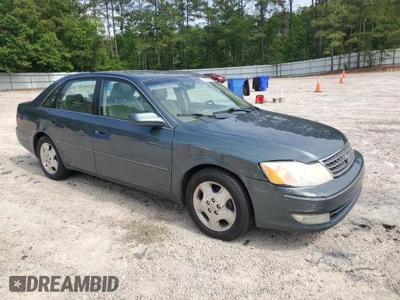 2003 Toyota Avalon XL z VIN 4T1BF28B43U322481, wystawiony jako Copart lot #51876905 z przebiegiem 135 237 mil mil oraz Szkoda całkowita • Salvage title. Historia ofert i sprzedaży dostępna na DreamBid. Obrazek 4.
