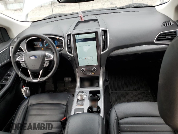 2021 Ford Edge SEL with VIN 2FMPK4J94MBA15436, listed as a Copart auction lot 48448995 with 98,486 mi miles and Salvage Title. Bid and sale history available at carsss.com. Image 8.