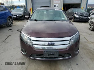 2012 Ford Fusion SEL with VIN 3FAHP0JA8CR424770, listed as a Copart auction lot 44046345 with 218,408 mi miles and Salvage title. Bid and sale history available at DreamBid. Image 5.