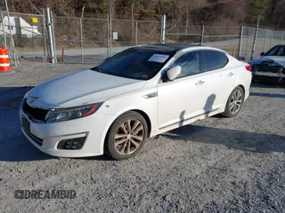 2015 Kia Optima SX Turbo with VIN 5XXGR4A65FG380362, listed as a IAAI auction lot 41443086 with 184,052 mi miles. Bid and sale history available at carsss.com. Image 17.