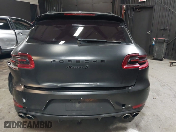 2015 Porsche Macan S with VIN WP1AB2A55FLB62653, listed as a IAAI auction lot 41733814 with 83,931 mi miles and . Bid and sale history available at DreamBid. Image 16.