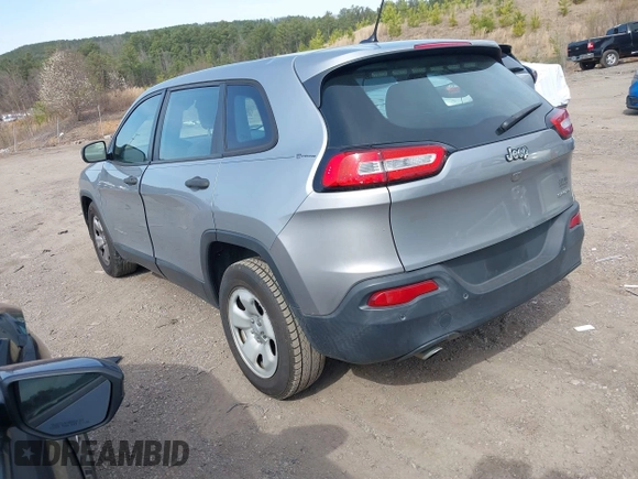 2014 Jeep Cherokee Sport with VIN 1C4PJLAB2EW163332, listed as a IAAI auction lot 41752003 with 154,832 mi miles and . Bid and sale history available at DreamBid. Image 3.