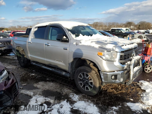 2015 Toyota Tundra 4WD Truck SR5 with VIN 5TFDY5F17FX435198, listed as a Copart auction lot 43812415 with 151,320 mi miles and Salvage Title. Bid and sale history available at carsss.com. Image 4.