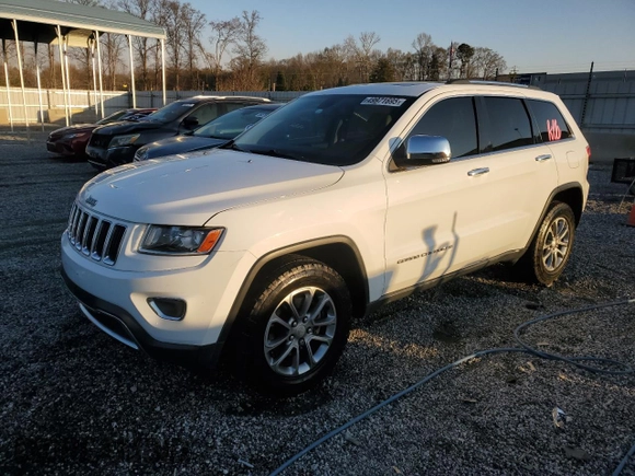 2014 Jeep Grand Cherokee Limited with VIN 1C4RJEBG1EC482835, listed as a Copart auction lot 49971695 with 148,306 mi miles and Salvage Title. Bid and sale history available at carsss.com. Image 1.