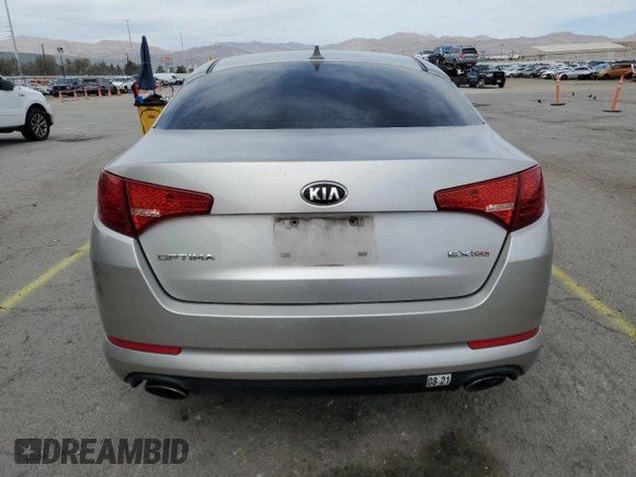 2013 Kia Optima EX with VIN 5XXGN4A72DG194005, listed as a Copart auction lot 50918085 with 80,615 mi miles and Salvage Title. Bid and sale history available at carsss.com. Image 6.