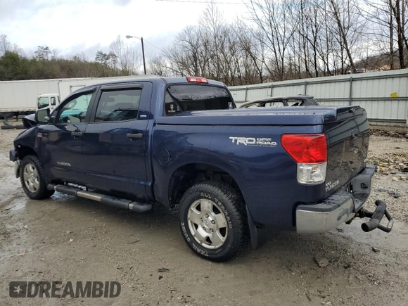 2013 Toyota Tundra with VIN 5TFDY5F18DX302012, listed as a Copart auction lot 43340675 with 33,685 mi miles and Salvage title. Bid and sale history available at DreamBid. Image 2.