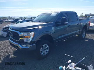 2021 Ford F-150 XL with VIN 1FTFW1E86MKD57397, listed as a IAAI auction lot 42174774 with 59,227 mi miles and . Bid and sale history available at DreamBid. Image 2.