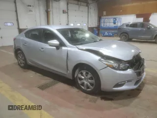 2017 Mazda 3 Sport with VIN 3MZBN1U79HM142232, listed as a Copart auction lot 50261985 with 129,469 mi miles and Salvage Title. Bid and sale history available at DreamBid. Image 4.