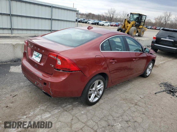 2015 Volvo S60 T5 Drive-E Premier with VIN YV126MFK2F1345891, listed as a Copart auction lot 77655143 with 88,716 mi miles. Bid and sale history available at carsss.com. Image 3.