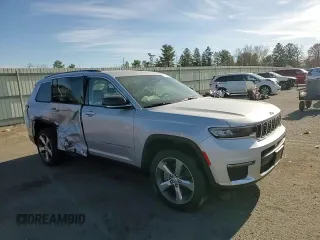 2021 Jeep Grand Cherokee Limited with VIN 1C4RJKBGXM8185112, listed as a Copart auction lot 81124324 with 72,742 mi miles and Salvage title. Bid and sale history available at DreamBid. Image 12.