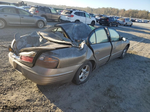 2001 Pontiac Bonneville SE with VIN 1G2HX54K314206208, listed as a Copart auction lot 75285534 with 0 mi miles and Salvage Title. Bid and sale history available at carsss.com. Image 3.