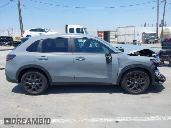 2024 Honda HR-V Sport with VIN 3CZRZ1H57RM751636, listed as a IAAI auction lot 42349287 with 8,346 mi miles and . Bid and sale history available at DreamBid. Image 14.