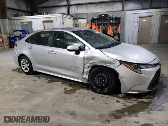 2021 Toyota Corolla LE with VIN JTDEPMAE2MJ132468, listed as a Copart auction lot 47445425 with 88,522 mi miles and Salvage Title. Bid and sale history available at carsss.com. Image 4.