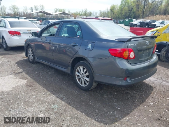 2010 Toyota Corolla with VIN 2T1BU4EE8AC459793, listed as a IAAI auction lot 41967607 with 202,762 mi miles. Bid and sale history available at carsss.com. Image 3.