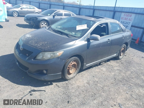 2009 Toyota Corolla with VIN 1NXBU40E39Z039148, listed as a IAAI auction lot 41830186 with 300,207 mi miles. Bid and sale history available at carsss.com. Image 2.