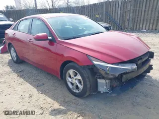 2021 Hyundai Elantra SE with VIN KMHLL4AG9MU180564, listed as a IAAI auction lot 41722267 with 56,254 mi miles. Bid and sale history available at carsss.com. Image 1.