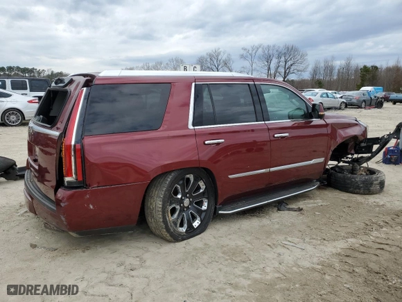 2019 Cadillac Escalade Luxury with VIN 1GYS4BKJ5KR213453, listed as a Copart auction lot 47719745 with 71,796 mi miles and Salvage Title. Bid and sale history available at carsss.com. Image 3.
