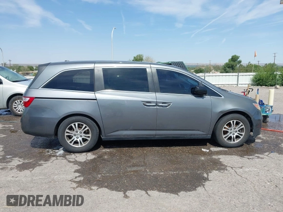 2011 Honda Odyssey EX-L with VIN 5FNRL5H68BB086943, listed as a IAAI auction lot 42503744 with 225,376 mi miles and . Bid and sale history available at DreamBid. Image 13.