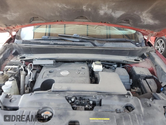 2016 Nissan Pathfinder S with VIN 5N1AR2MNXGC660725, listed as a Copart auction lot 61164915 with 125,134 mi miles and Salvage title. Bid and sale history available at DreamBid. Image 11.