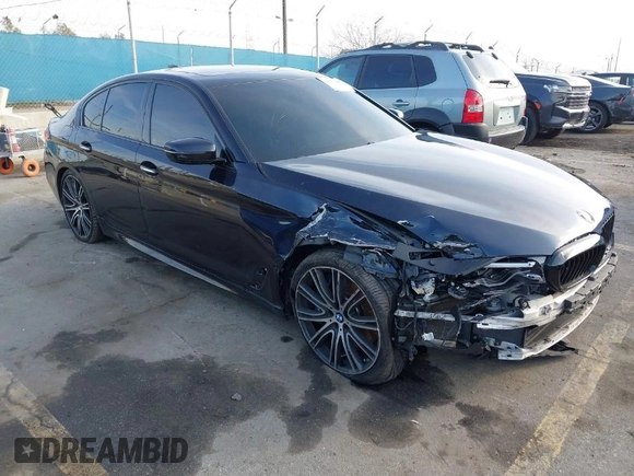 2017 BMW 5 Series 540i with VIN WBAJE5C38HG915154, listed as a IAAI auction lot 41572287 with 87,549 mi miles and . Bid and sale history available at carsss.com. Image 1.