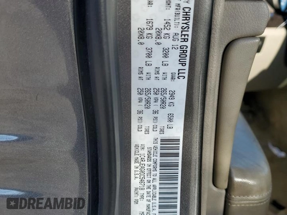 2013 Jeep Grand Cherokee Laredo with VIN 1C4RJEAG0DC546718, listed as a Copart auction lot 79001564 with 140,773 mi miles and Non Repairable. Bid and sale history available at carsss.com. Image 13.