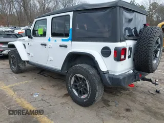 2022 Jeep Wrangler Unlimited Rubicon z VIN 1C4HJXFN4NW123610, wystawiony jako IAAI lot #41396002 z przebiegiem 45 083 mil mil oraz . Historia ofert i sprzedaży dostępna na DreamBid. Obrazek 3.