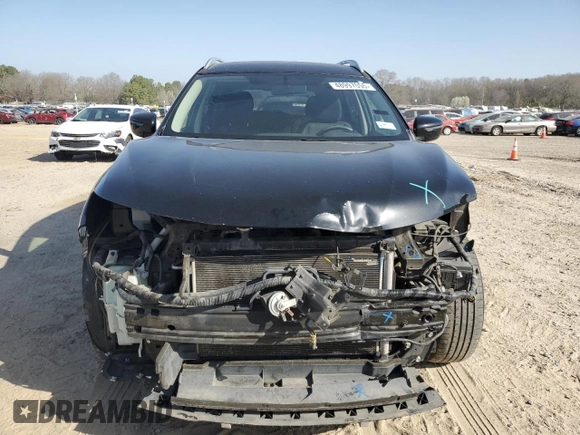 2017 Nissan Rogue SL with VIN JN8AT2MV3HW260466, listed as a Copart auction lot 48997055 with 75,714 mi miles and Salvage Title. Bid and sale history available at carsss.com. Image 5.