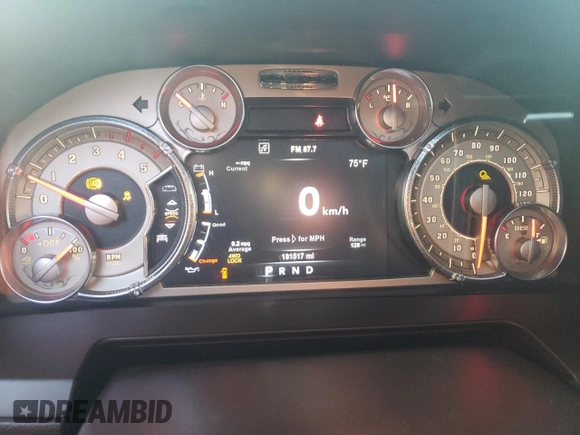 2018 Ram 3500 Longhorn with VIN 3C63RRNL9JG120328, listed as a Copart auction lot 78195464 with 181,517 mi miles and Salvage Title. Bid and sale history available at carsss.com. Image 9.