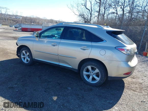 2012 Lexus RX 350 with VIN 2T2BK1BAXCC121378, listed as a IAAI auction lot 41838788 with 285,010 mi miles. Bid and sale history available at carsss.com. Image 3.